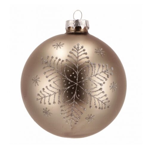 Palla di Natale in vetro 10 cm - Pallina di Natale ideale per arredare il tuo albero natalizio nei periodi di festa o da app