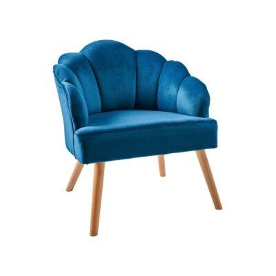 Poltrona in velluto con gambe in legno - Cloud - Le sedute di Novità Home sono il mix perfetto tra design e comfort. Un conn