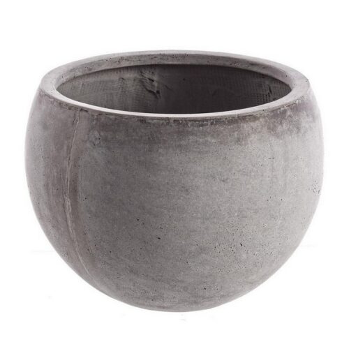 Vaso tondo sfera - Cemento - Se ami decorare i tuoi spazi all'aperto, la tua terrazza o veranda, il nostro vaso Cemento è un