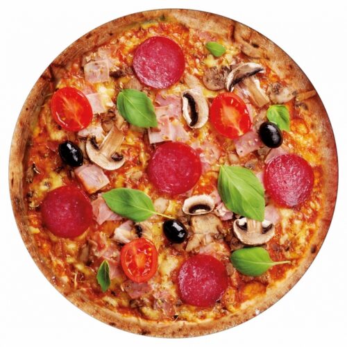 Tovaglietta con stampa decorativa pizza - Tovaglietta con stampa decorativa pizza realizzata in pp. Ottimo prodotto soprattu