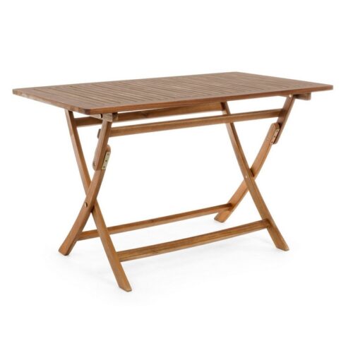 Tavolo in legno di acacia da giardino - Noemi - Il particolare tavolo Noemi realizzato in di acacia possiede la ferramenta i