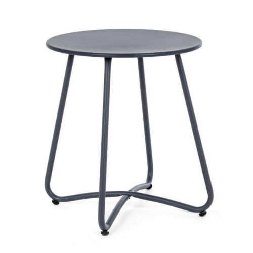 Tavolino da giardino 40 cm in metallo - Wissant - Il tavolino Wissant a marchio Bizzotto, è realizzato con una solida strutt
