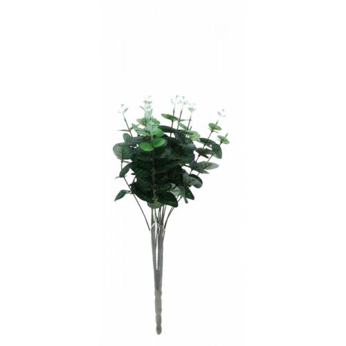 Ramoscello artificiale di eucaliptus decorativo - Ramoscello eucaliptus decorativo ideale per decorare con un tocco di verde