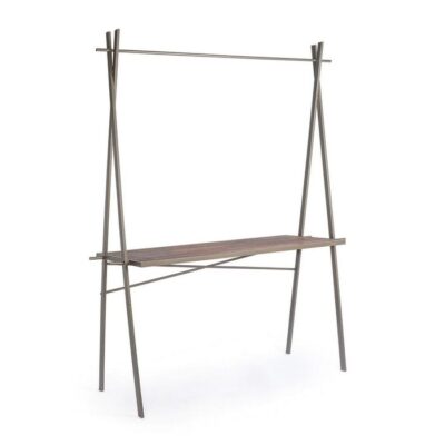 Tavolo espositore rettangolare - Industrial - Tavolo espositore ideale per negozio realizzato in acciaio che compone la stru