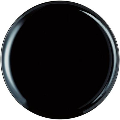 Piatto per pizza in vetro nero 32 cm - Friends time - Piatto da pizza XL realizzato in vetro opale temperato. Il colore nero