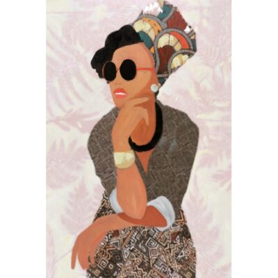 Quadro olio su tela 60x90 cm - Donna Giamaicana - Quadro Donna Giamaicana è un fantastico accessorio decorativo per la tua c