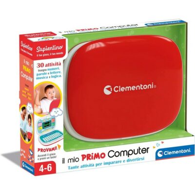 Il mio primo laptop - Clementoni - I contenuti educativi di Sapientino in un unico laptop interattivo pensato per i bambini