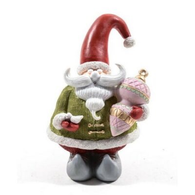 Babbo natale decorativo in resina - Babbo Natale decorativo realizzato in resina ideale per addobbare e decorare la tua casa