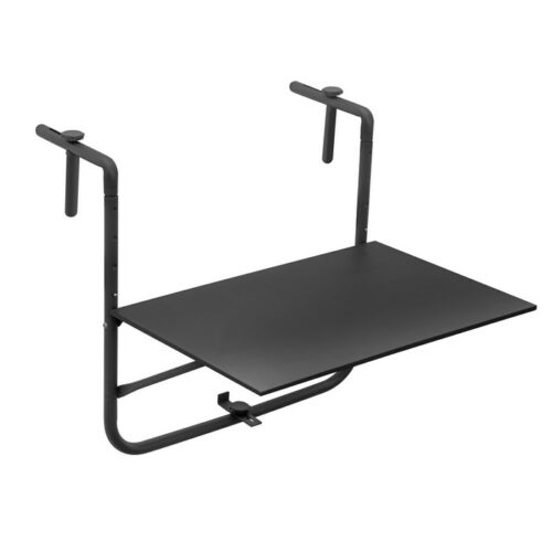 Tavolino da balcone per ringhiera in metallo - Il tavolino da balcone ancorabile alla ringhiera è la soluzione perfetta per