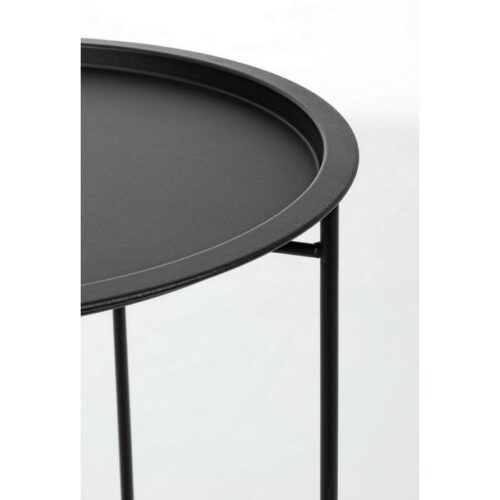 Tavolino in acciaio con vassoio - Wissant - Tavolino con vassoio Wissant ha la possibilità di trasformare il top in vassoio