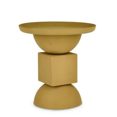 Tavolino moderno in acciaio 40 cm - Alpa - Tavolino decorativo Alpa è un piccolo capolavoro di design contemporaneo che aggi